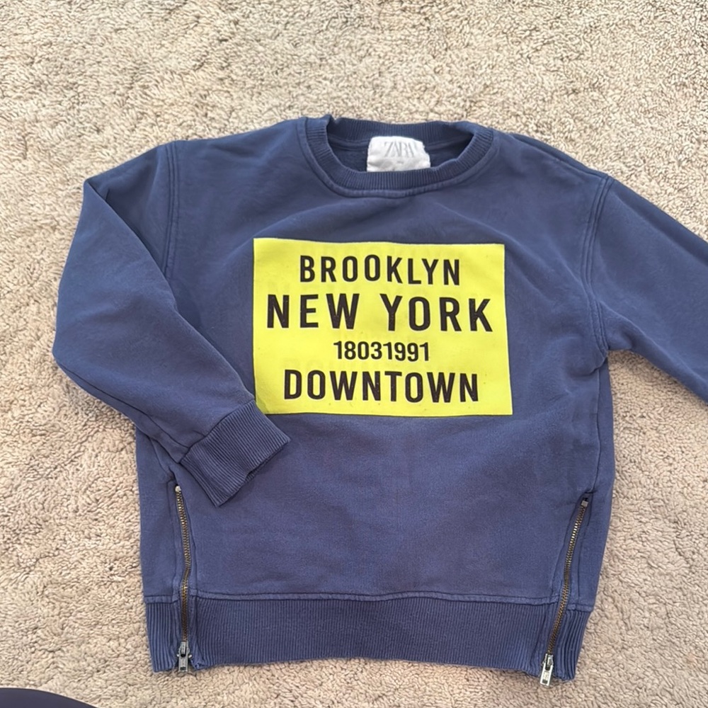 zara boys sweatshirt